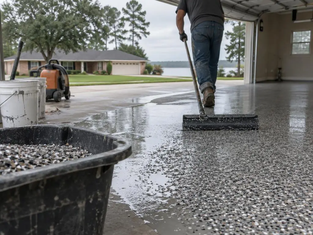 Epoxy Flake Floors in Shreveport, LA