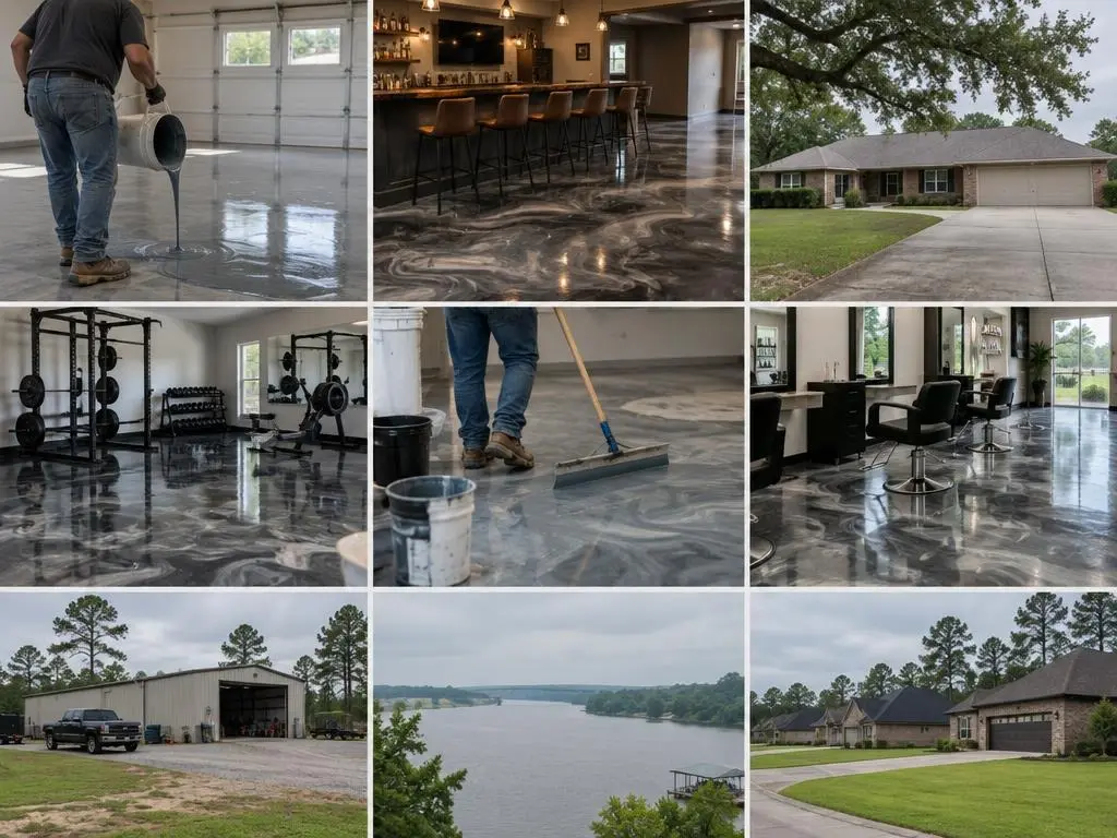 Metallic Epoxy Floors in Shreveport, LA